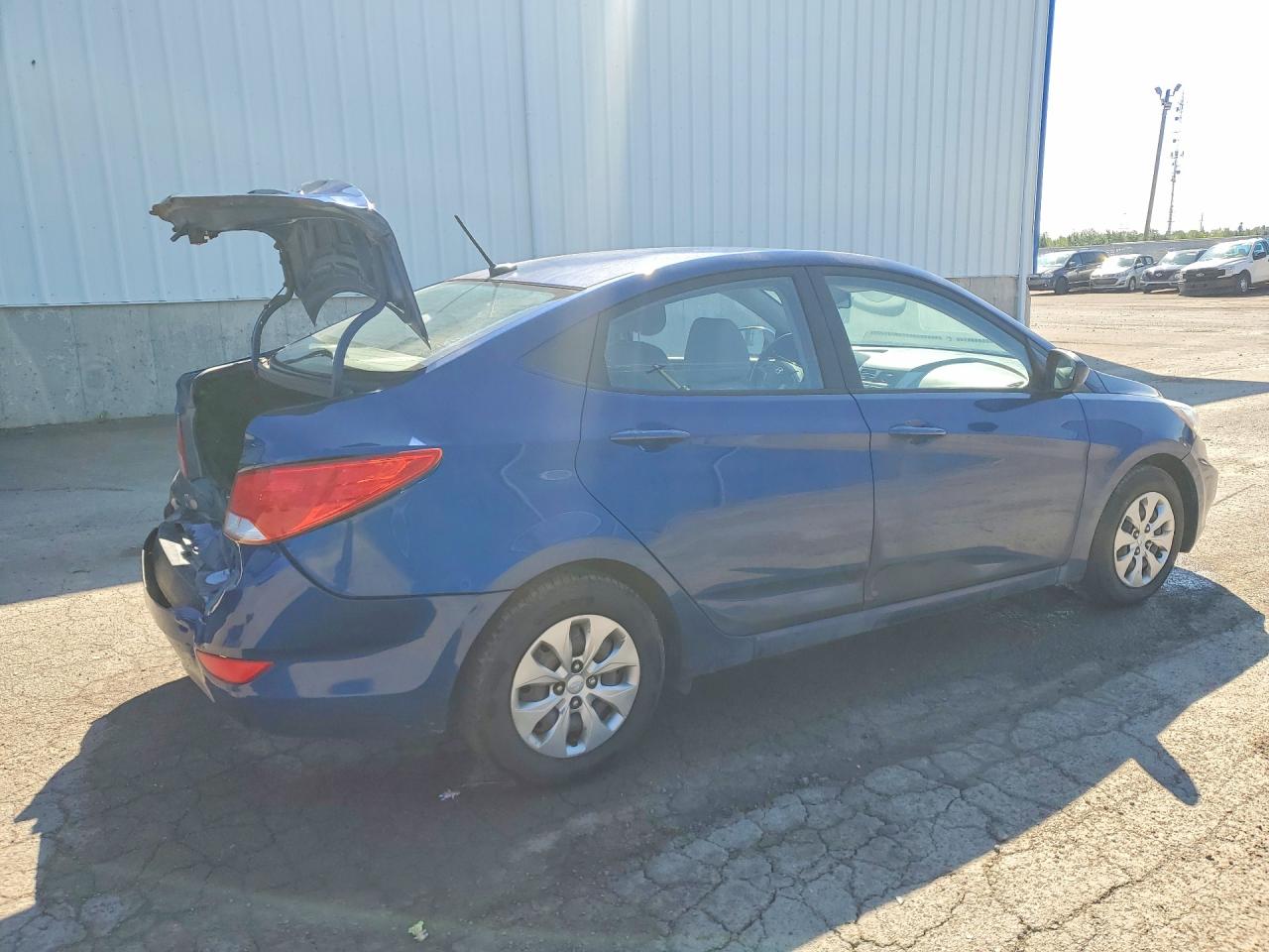 2015 Hyundai Accent Gls Blue vin: KMHCT4AEXFU897377