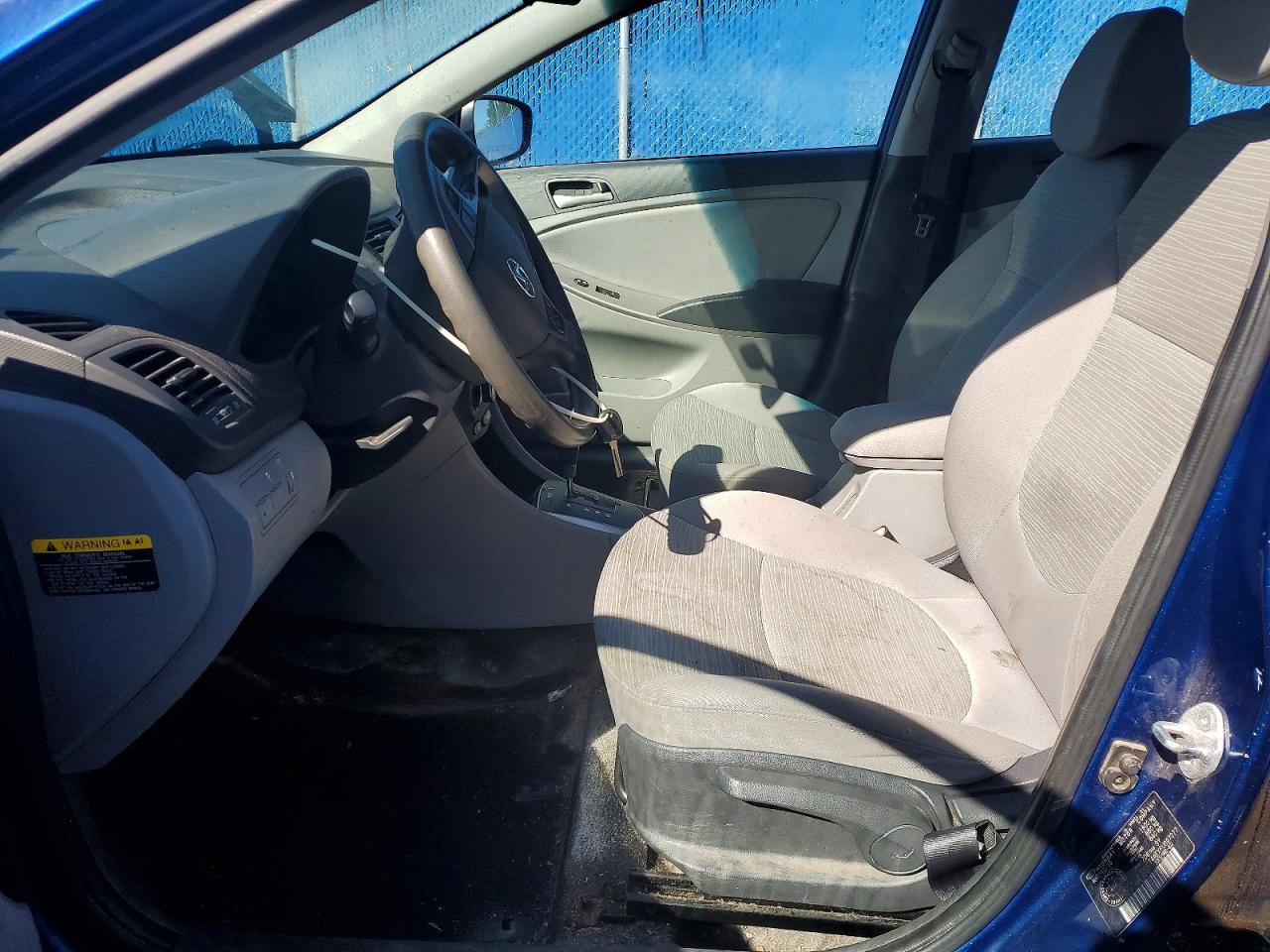 2015 Hyundai Accent Gls Blue vin: KMHCT4AEXFU897377