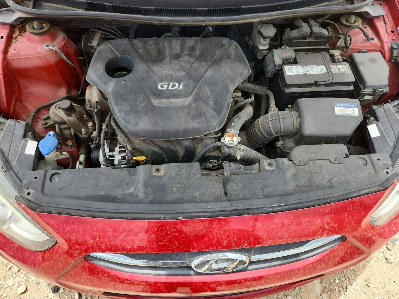 2015 Hyundai Accent Gls Red vin: KMHCT4AEXFU907776