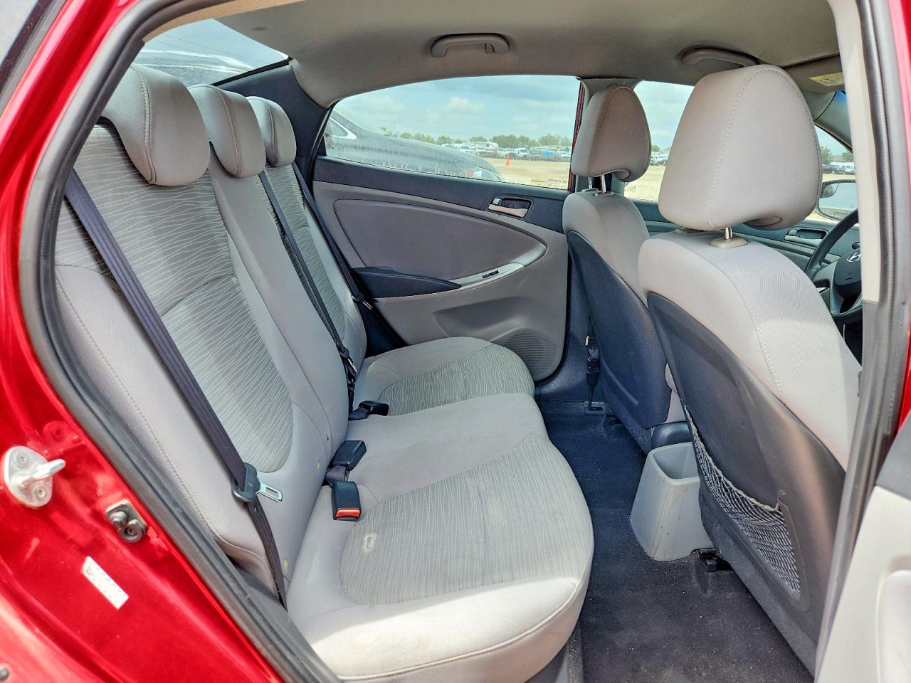 2015 Hyundai Accent Gls Red vin: KMHCT4AEXFU907776