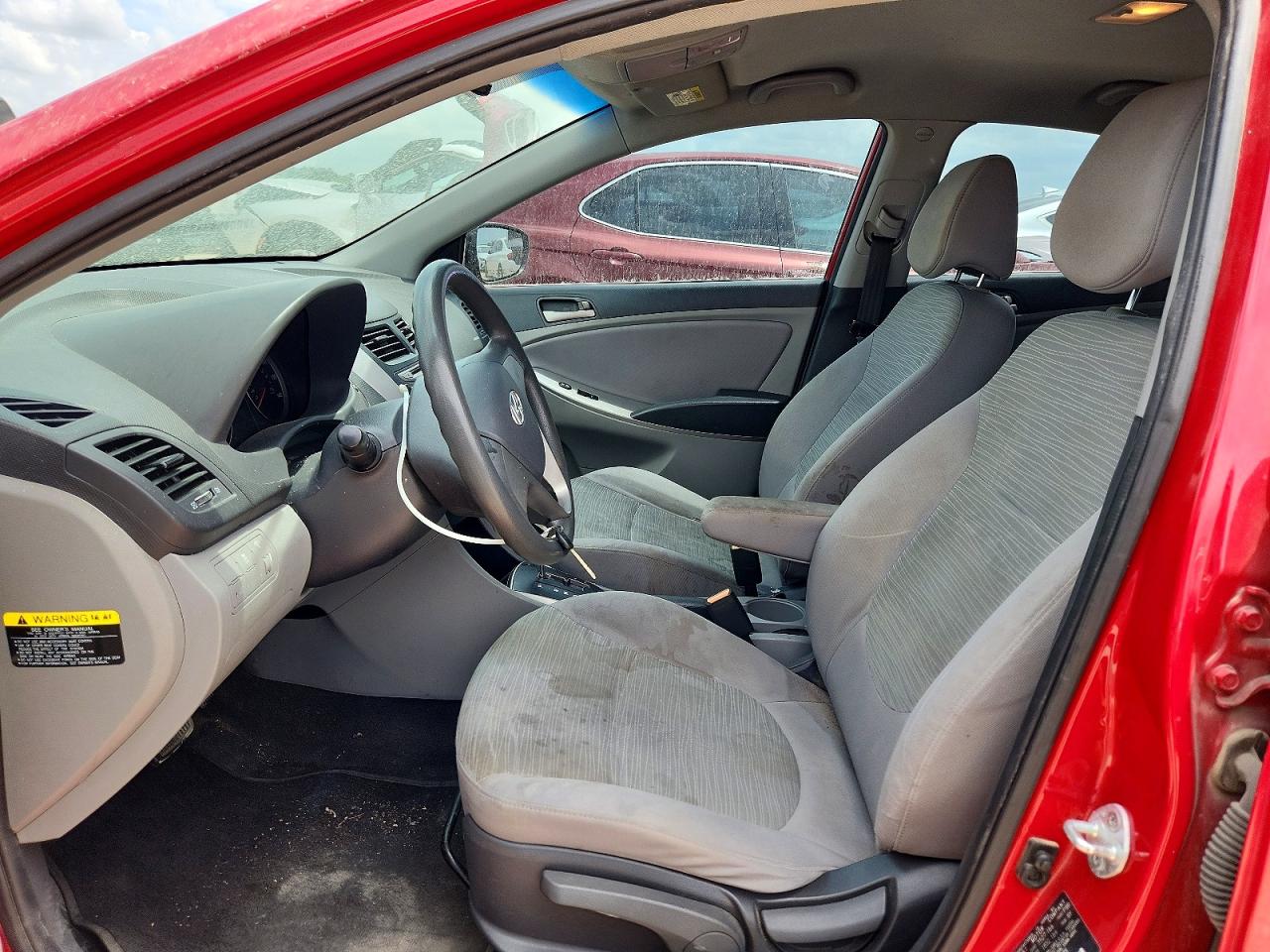 2015 Hyundai Accent Gls Red vin: KMHCT4AEXFU907776