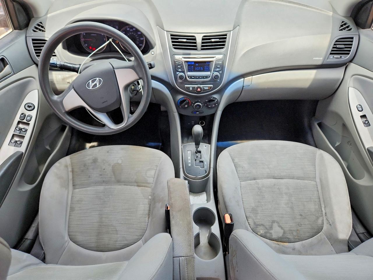2015 Hyundai Accent Gls Red vin: KMHCT4AEXFU907776