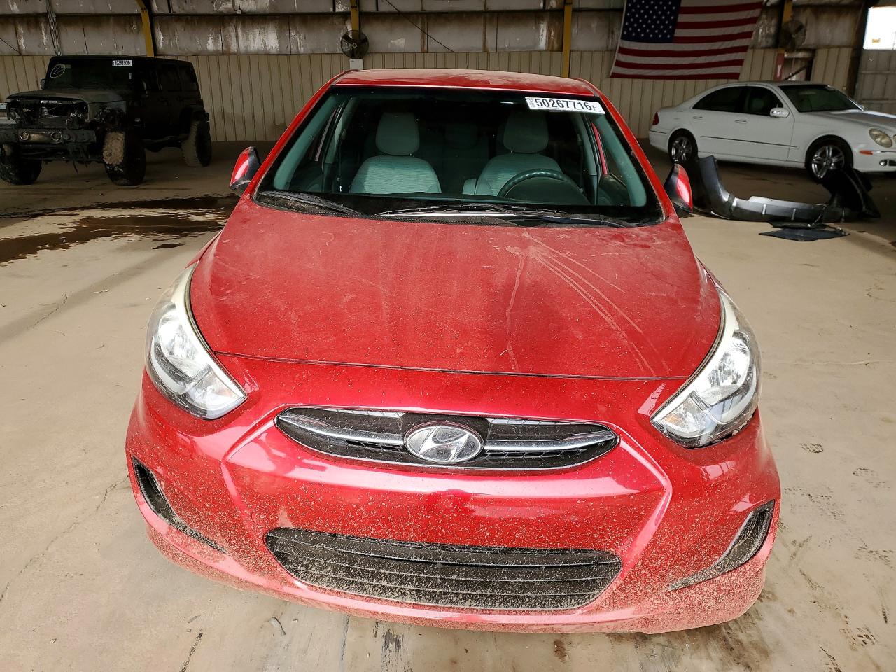 2015 Hyundai Accent Gls Red vin: KMHCT4AEXFU920754