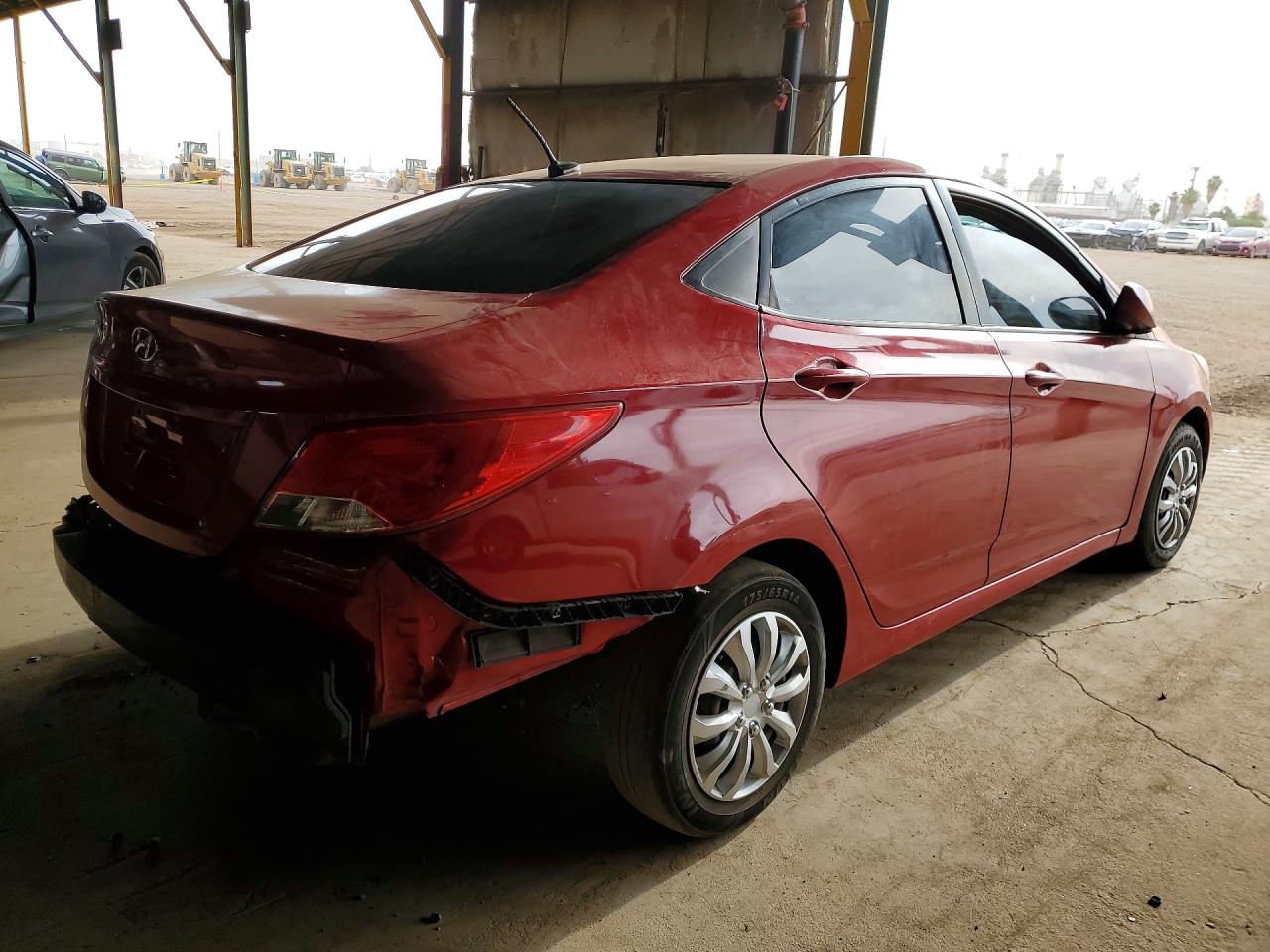 2015 Hyundai Accent Gls Red vin: KMHCT4AEXFU920754