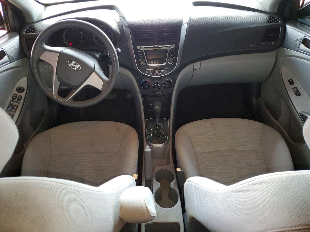 2015 Hyundai Accent Gls Red vin: KMHCT4AEXFU920754