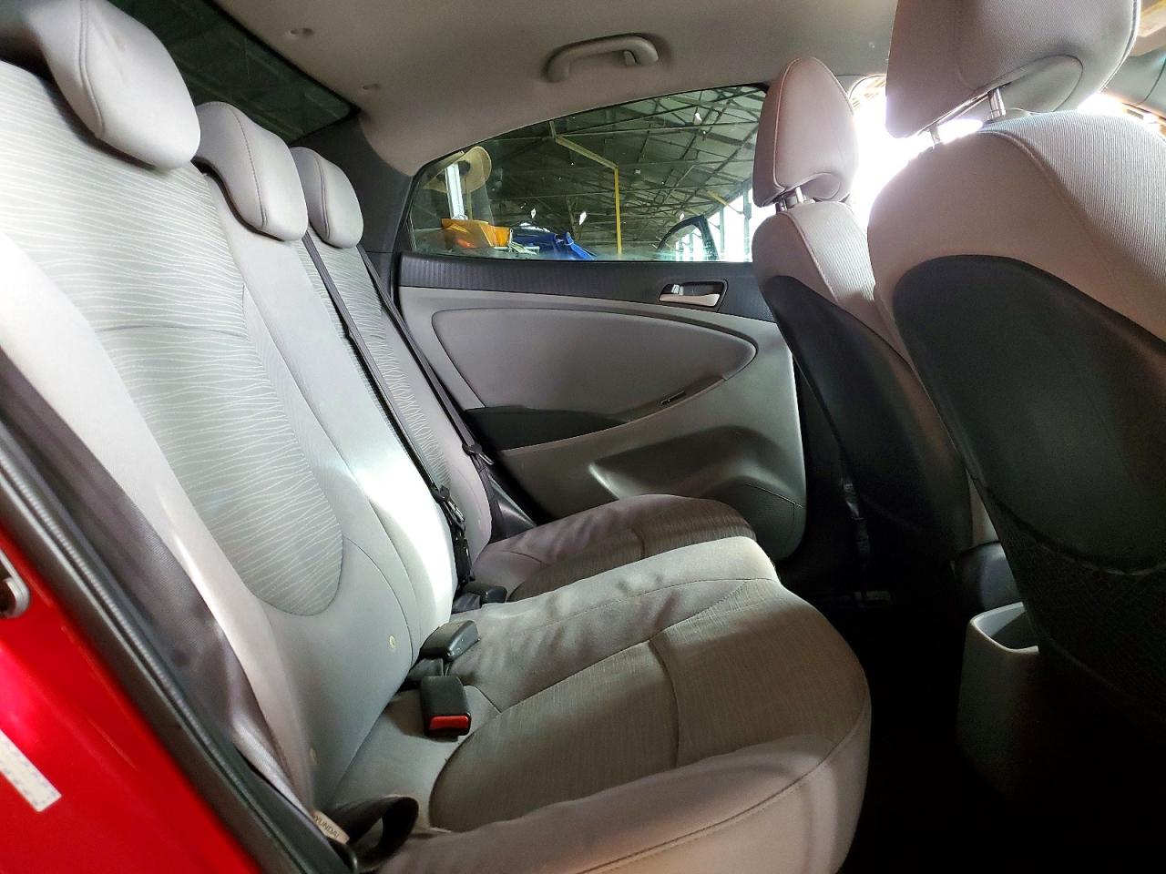 2015 Hyundai Accent Gls Red vin: KMHCT4AEXFU920754