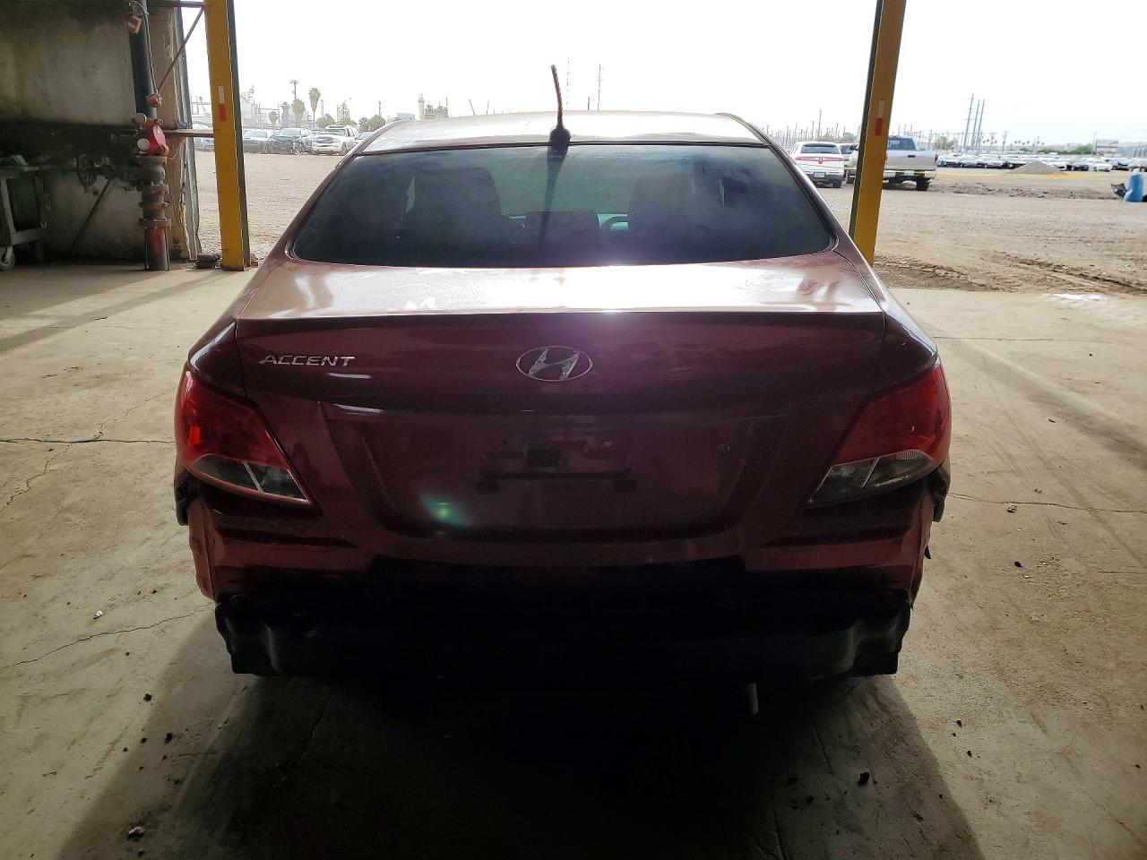 2015 Hyundai Accent Gls Red vin: KMHCT4AEXFU920754