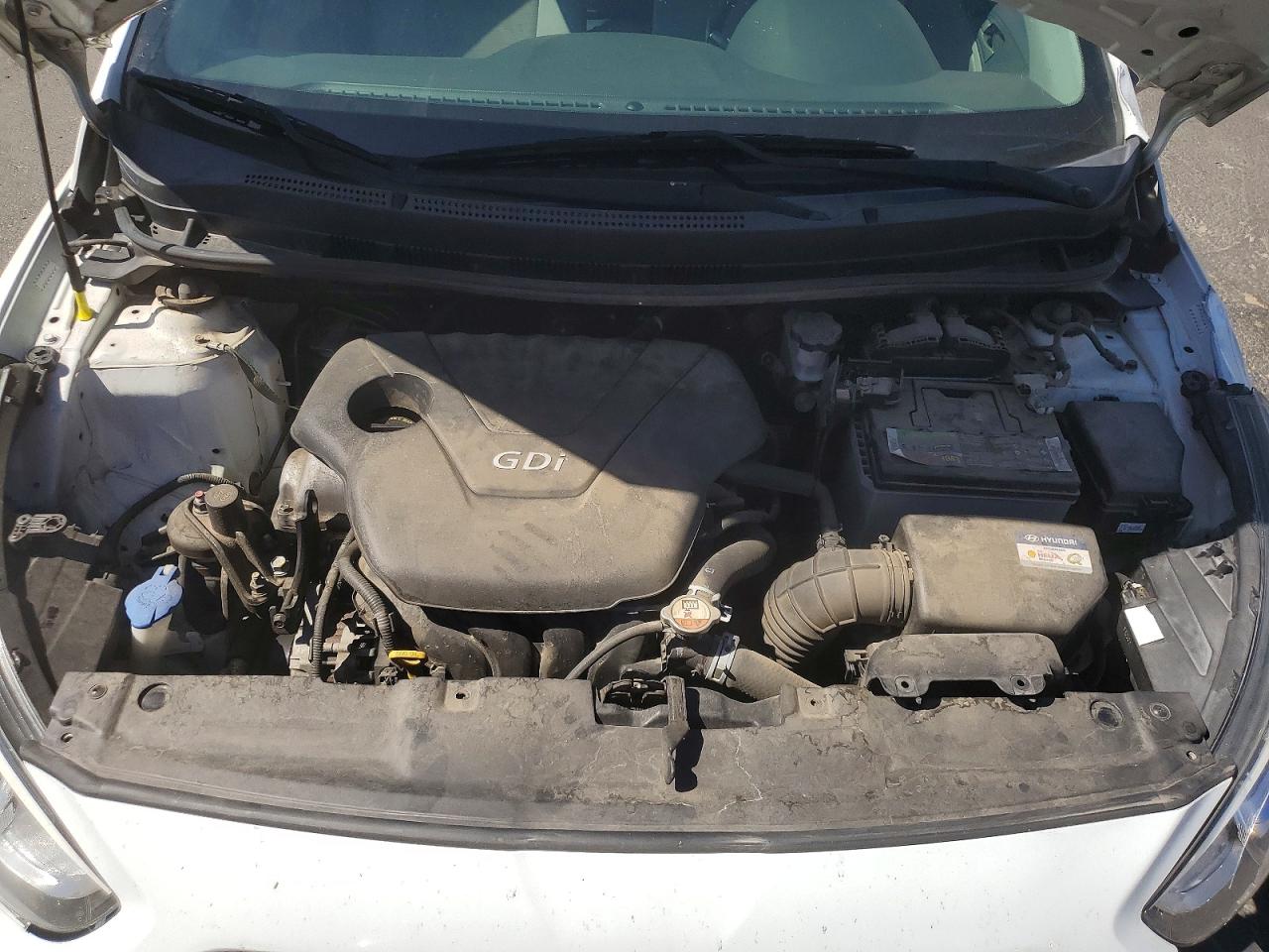 2015 Hyundai Accent Gls White vin: KMHCT4AEXFU935920