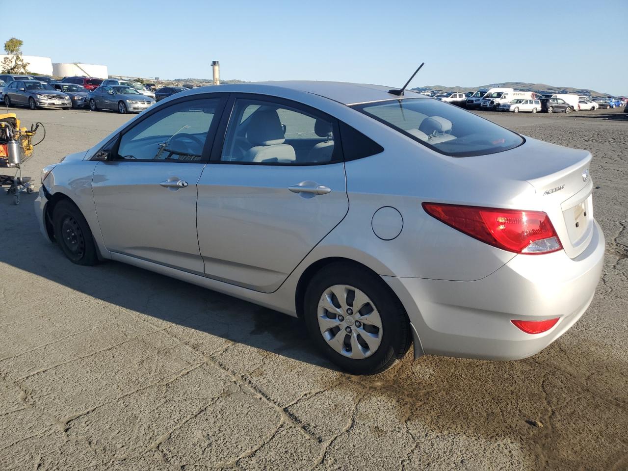2016 Hyundai Accent Se Silver vin: KMHCT4AEXGU058203