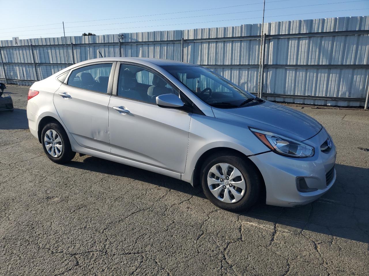 2016 Hyundai Accent Se Silver vin: KMHCT4AEXGU058203