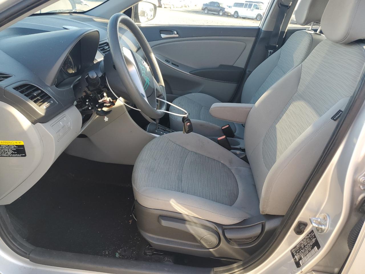 2016 Hyundai Accent Se Silver vin: KMHCT4AEXGU058203