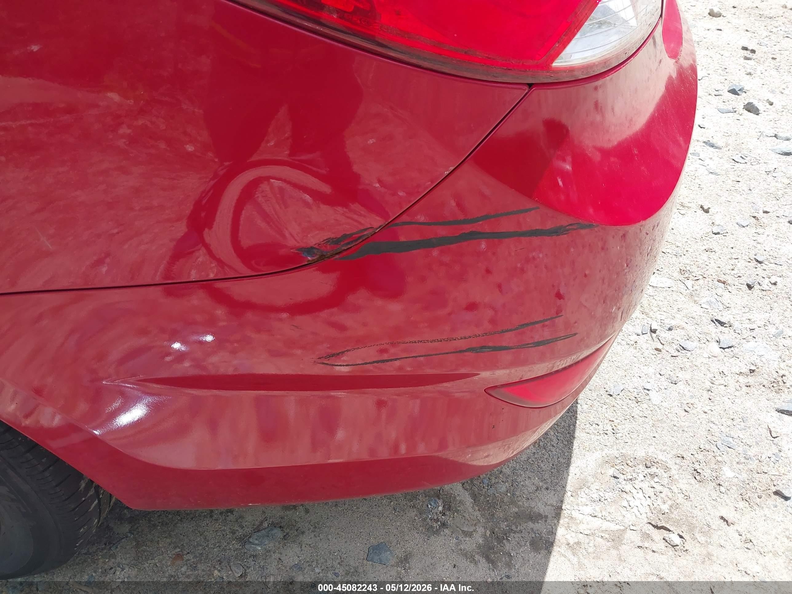 2017 Hyundai Accent Se Red vin: KMHCT4AEXHU335532