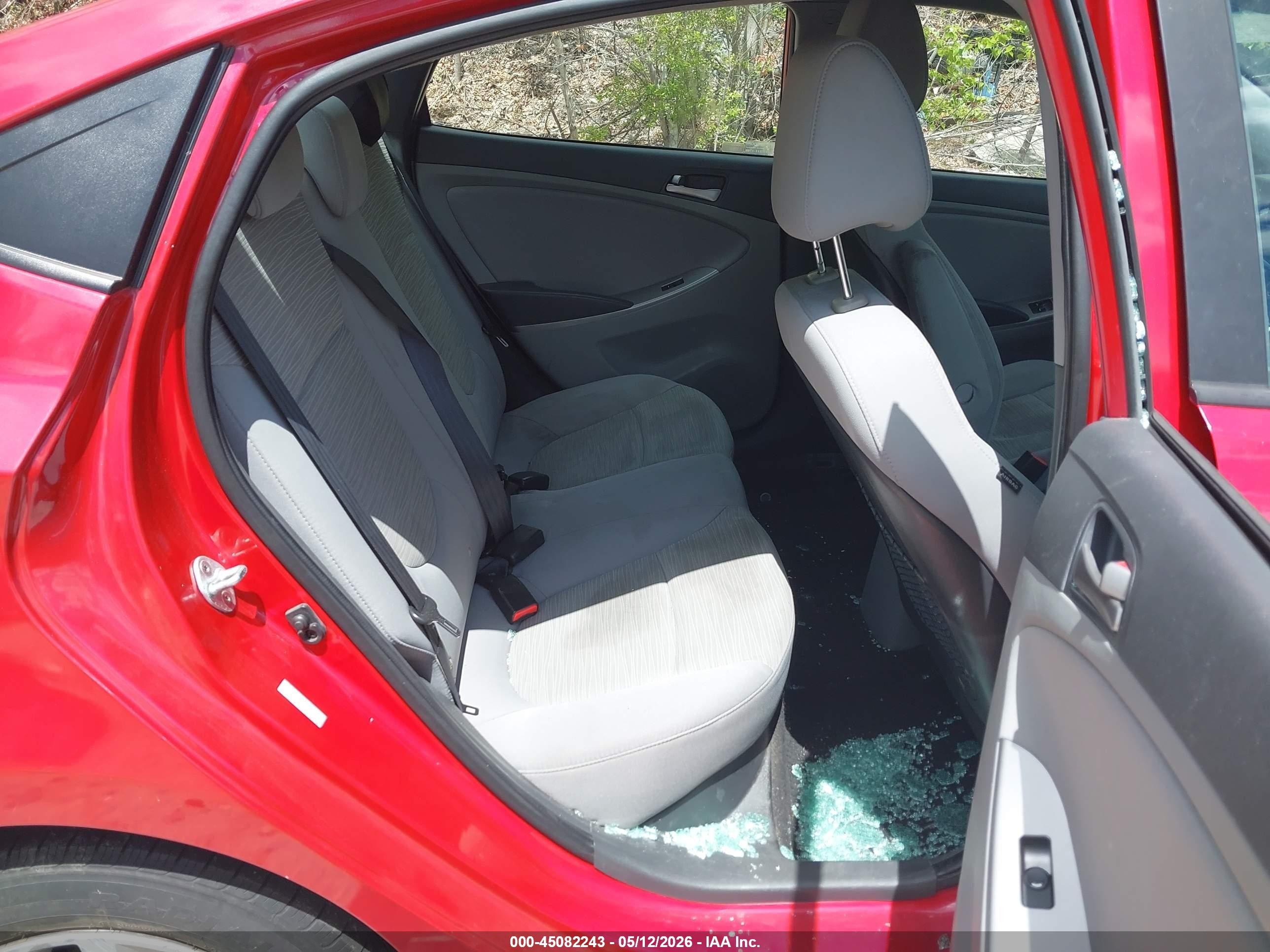 2017 Hyundai Accent Se Red vin: KMHCT4AEXHU335532
