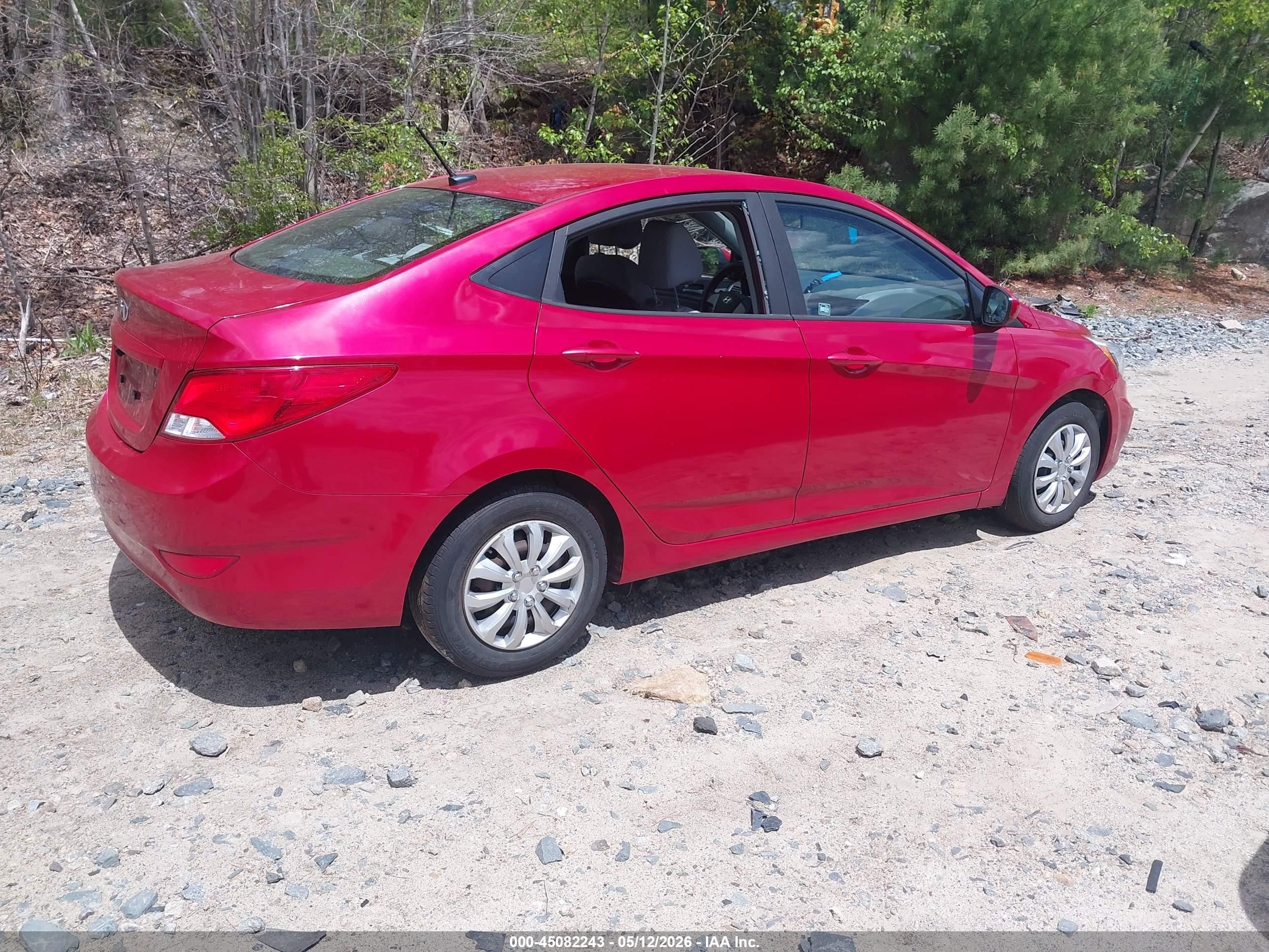 2017 Hyundai Accent Se Red vin: KMHCT4AEXHU335532