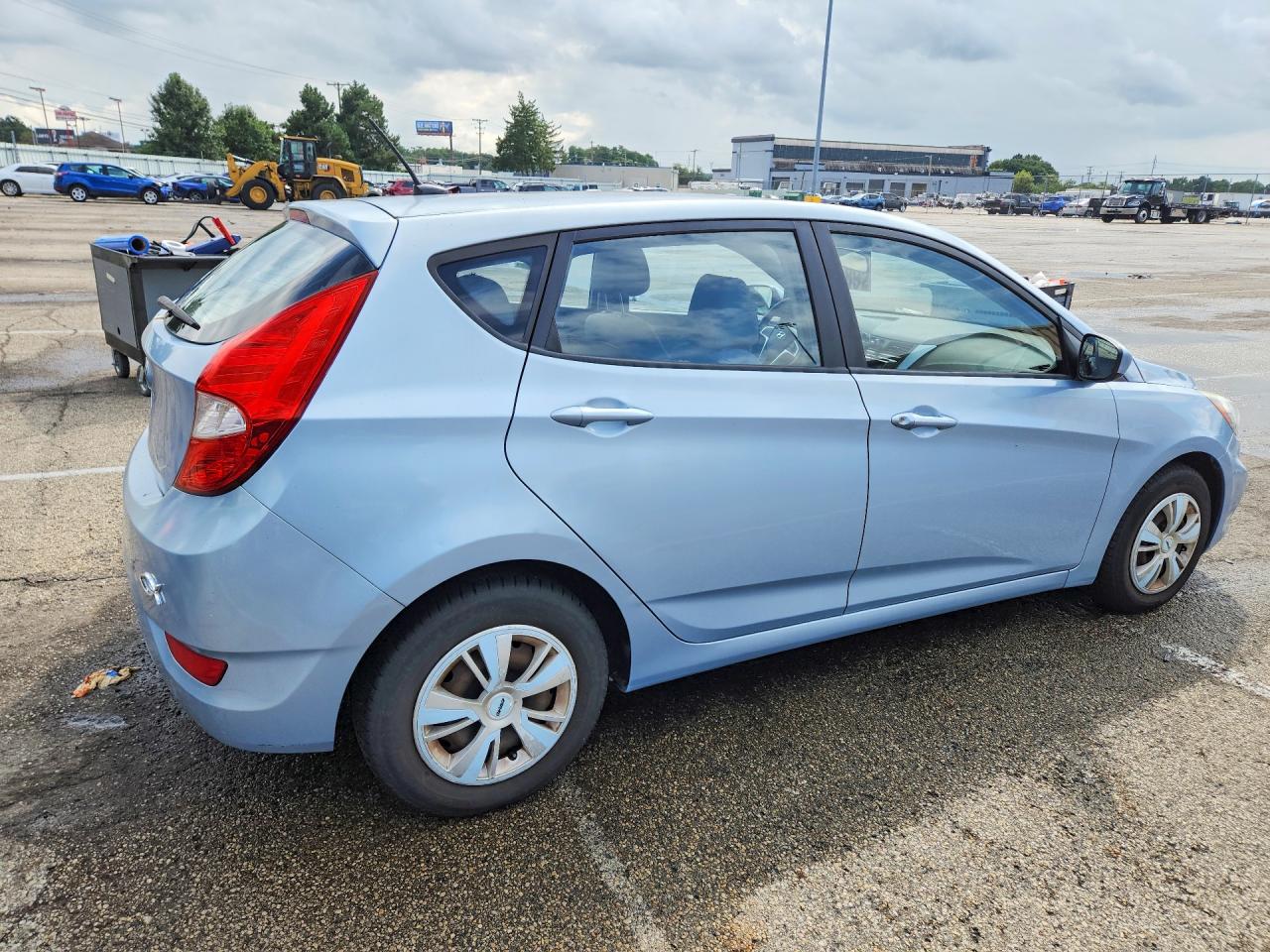 2012 Hyundai Accent Gs Blue vin: KMHCT5AE0CU003050