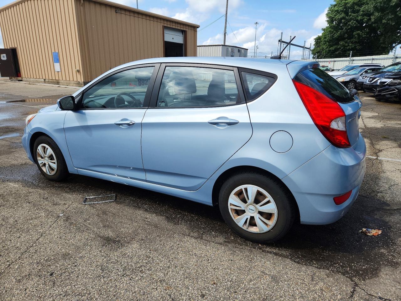 2012 Hyundai Accent Gs Blue vin: KMHCT5AE0CU003050