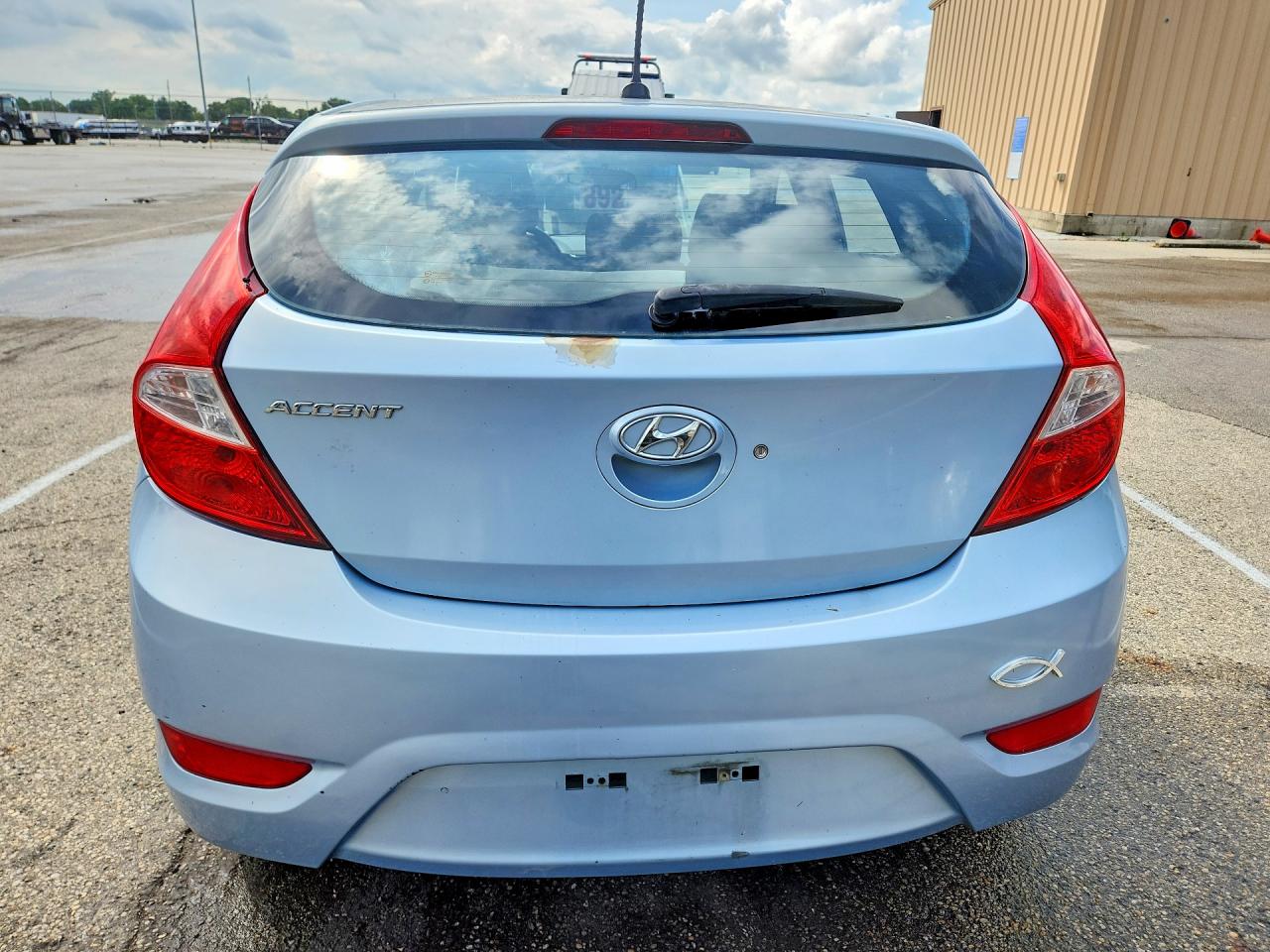 2012 Hyundai Accent Gs Blue vin: KMHCT5AE0CU003050