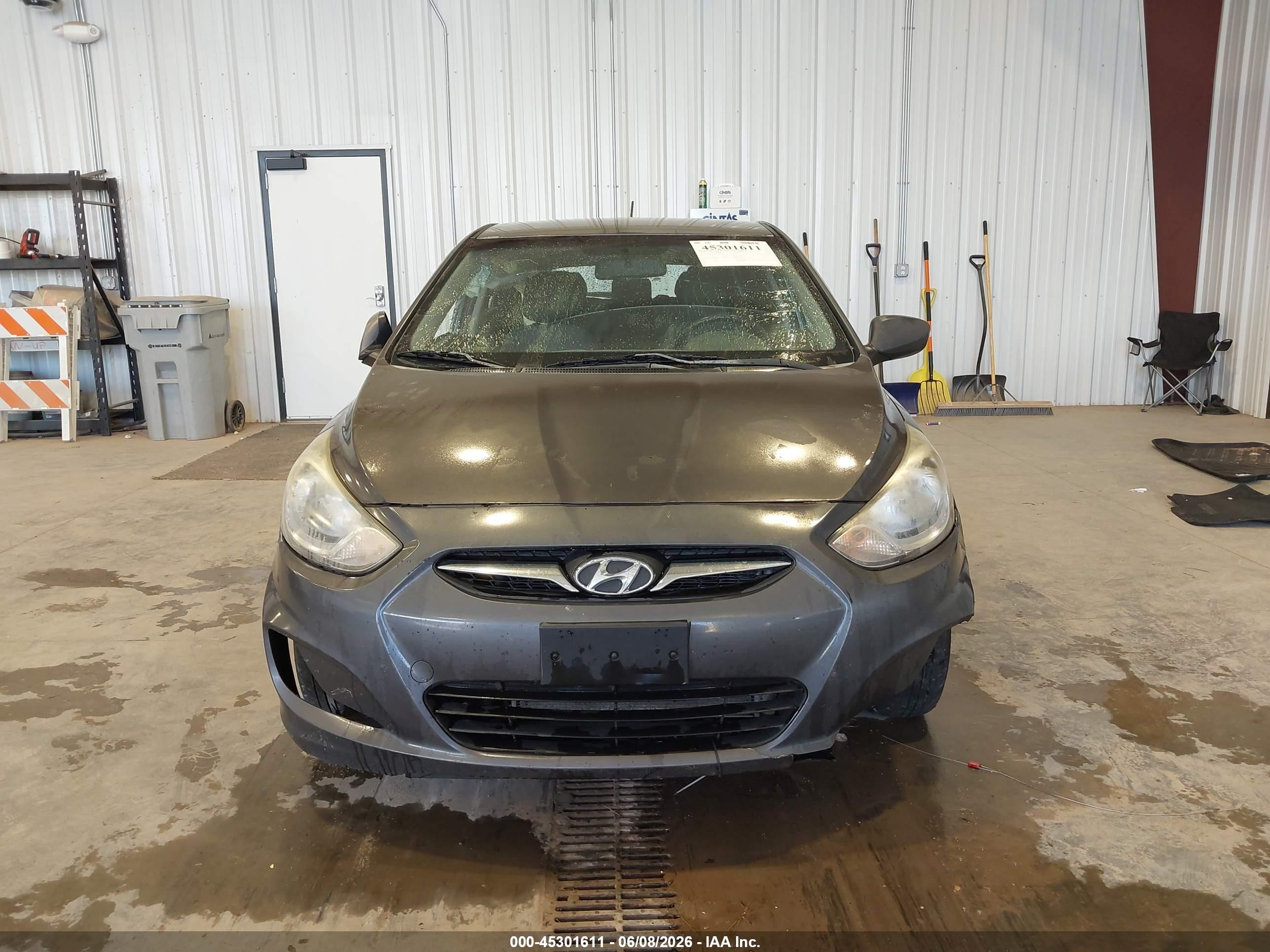 2012 Hyundai Accent Gs Gray vin: KMHCT5AE0CU011164
