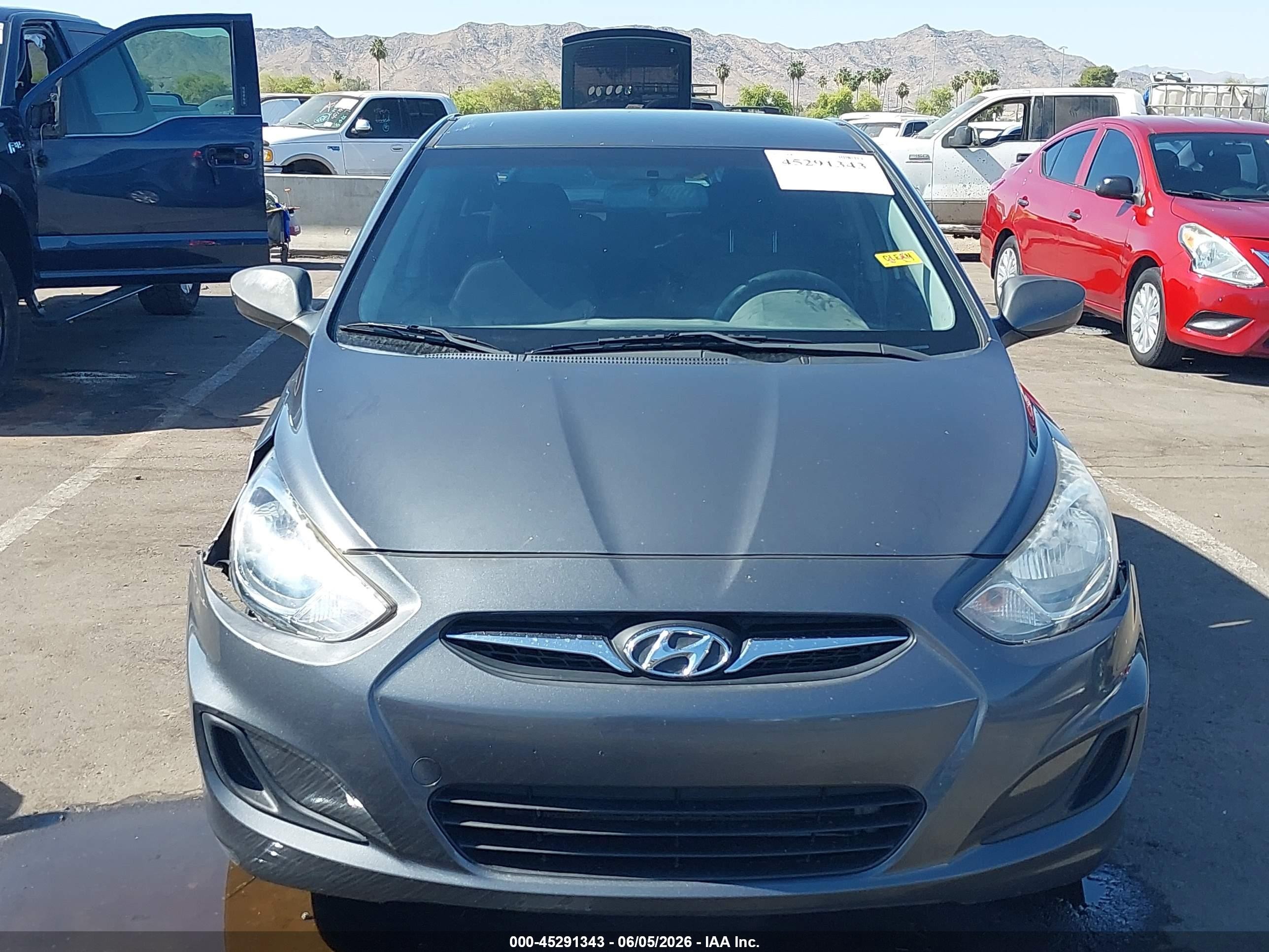 2012 Hyundai Accent Gs Gray vin: KMHCT5AE0CU031611