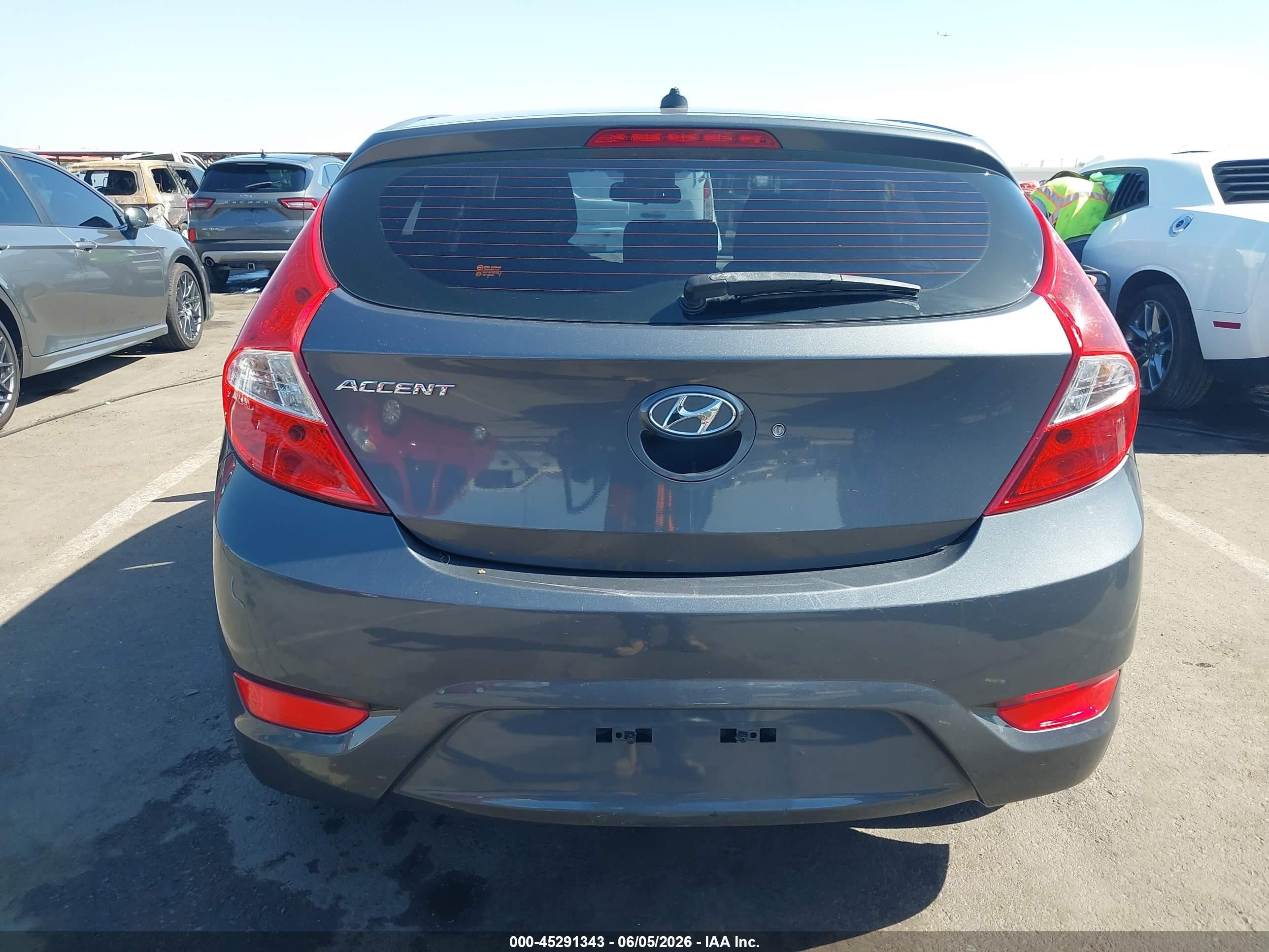 2012 Hyundai Accent Gs Gray vin: KMHCT5AE0CU031611