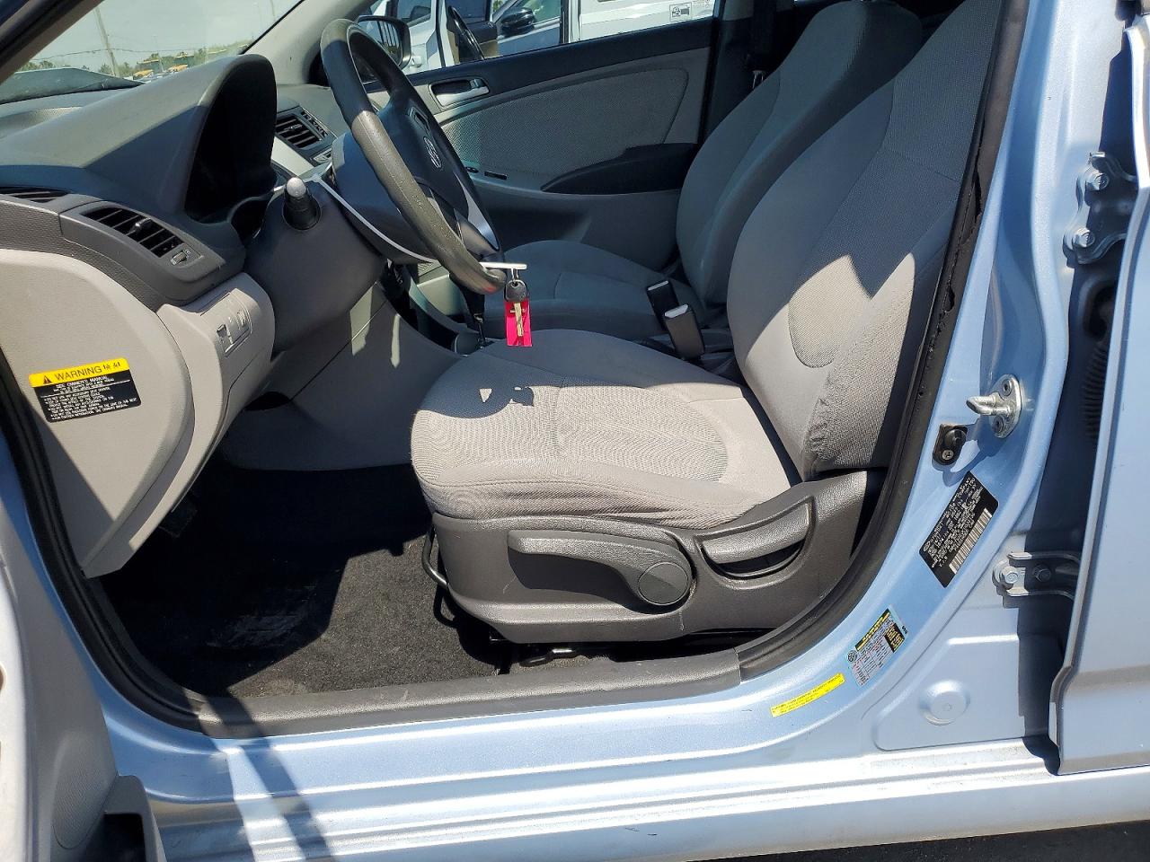 2012 Hyundai Accent Gs Blue vin: KMHCT5AE0CU034136