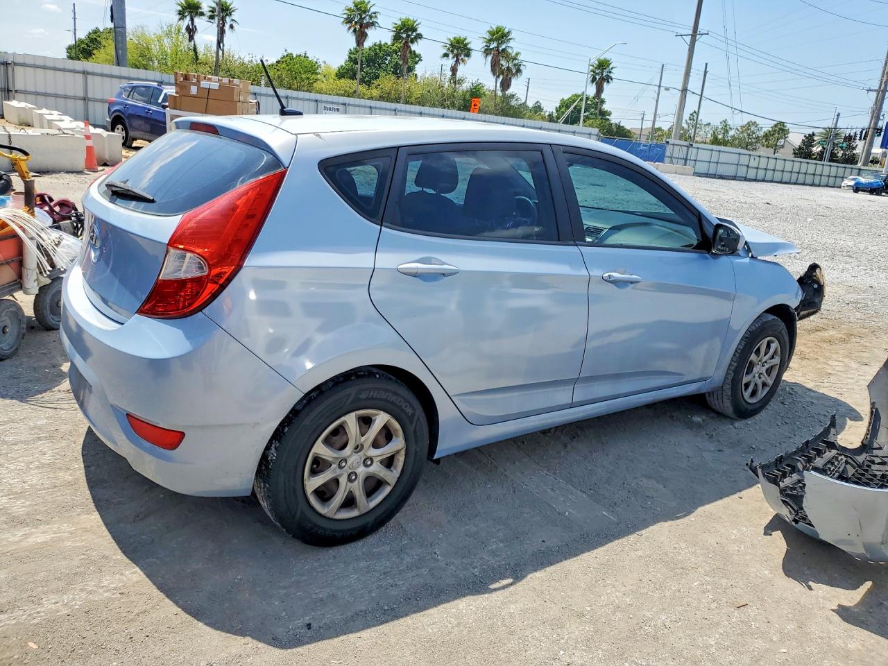 2012 Hyundai Accent Gs Blue vin: KMHCT5AE0CU034136
