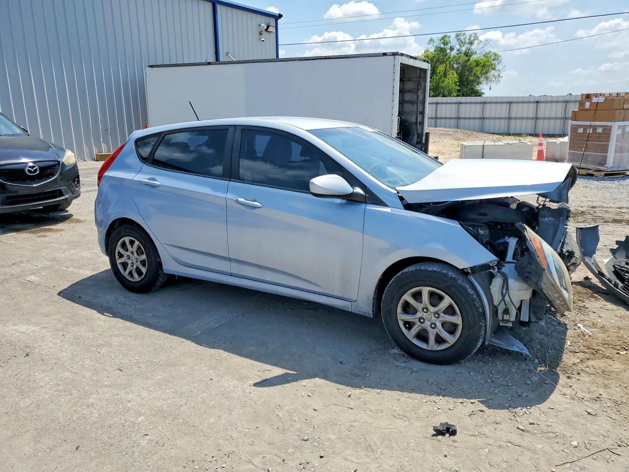 2012 Hyundai Accent Gs Blue vin: KMHCT5AE0CU034136
