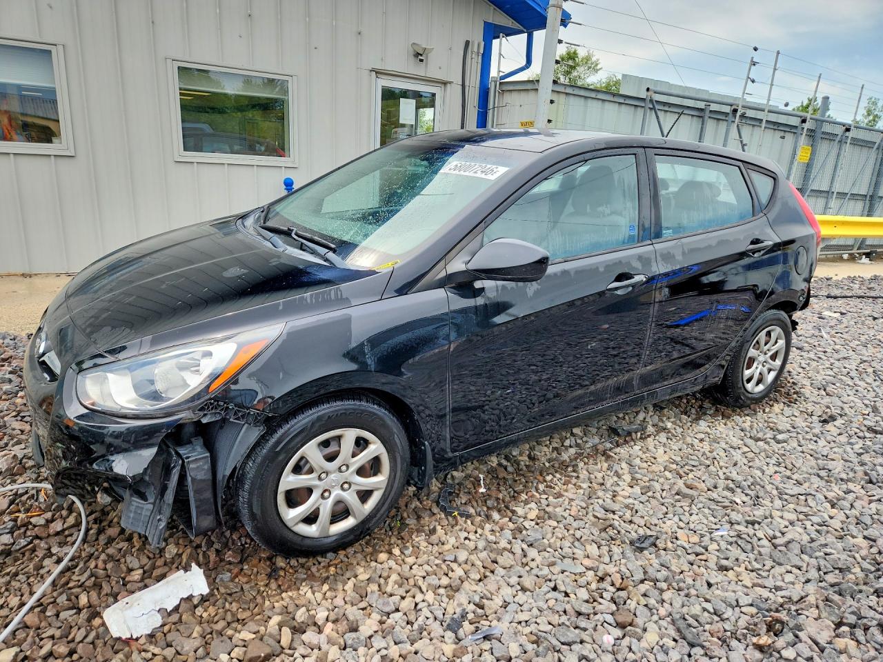 2013 Hyundai Accent Gs Черный vin: KMHCT5AE0DU093852