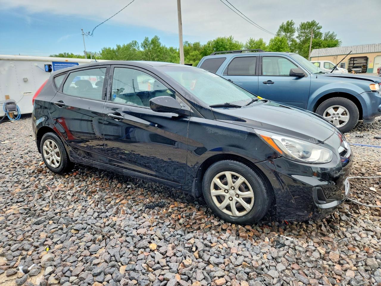 2013 Hyundai Accent Gs Black vin: KMHCT5AE0DU093852