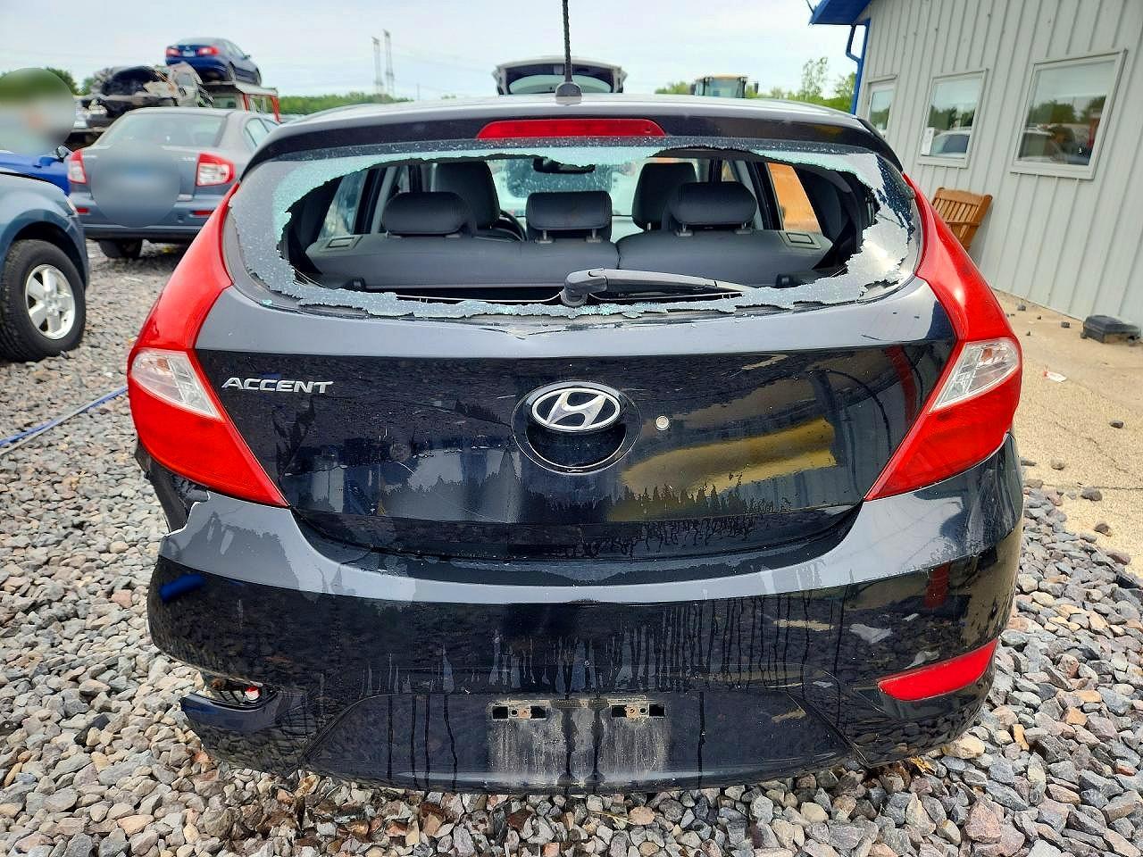 2013 Hyundai Accent Gs Black vin: KMHCT5AE0DU093852