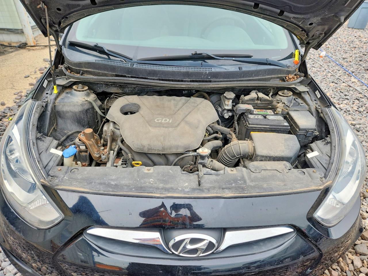 2013 Hyundai Accent Gs Black vin: KMHCT5AE0DU093852