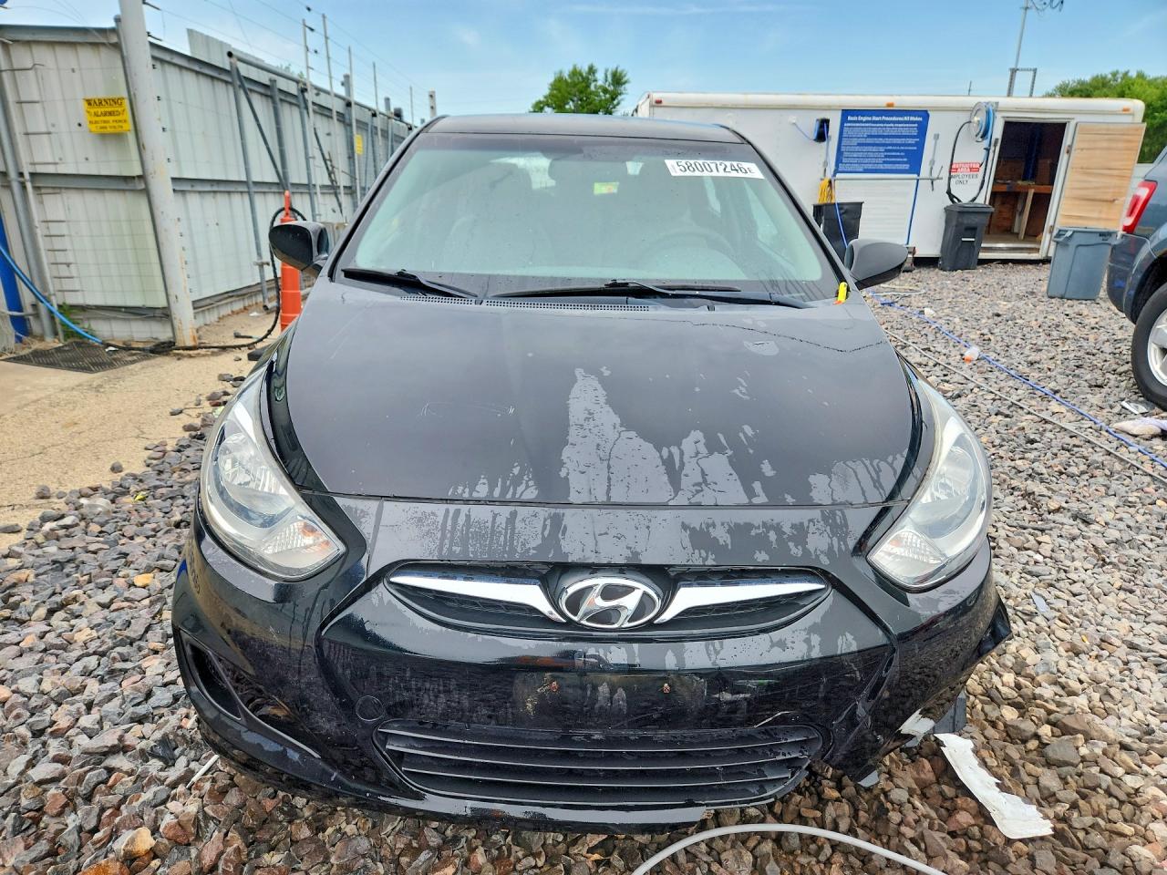 2013 Hyundai Accent Gs Black vin: KMHCT5AE0DU093852