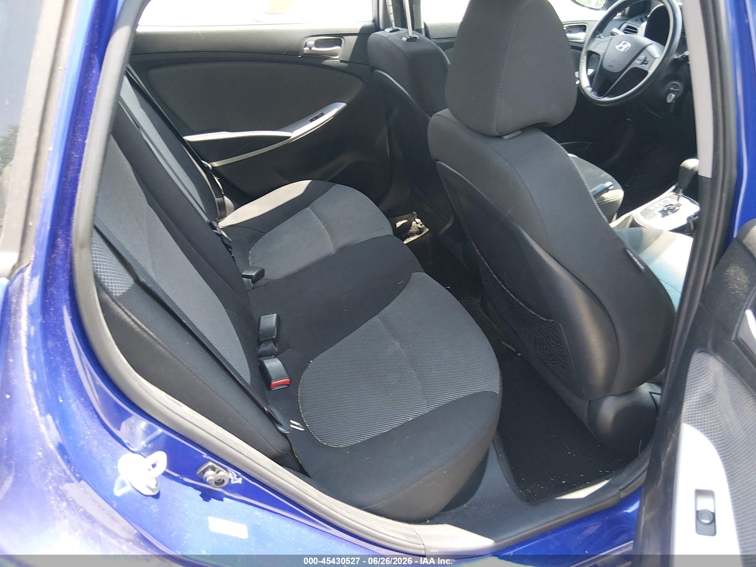 2013 Hyundai Accent Gs Blue vin: KMHCT5AE0DU135341