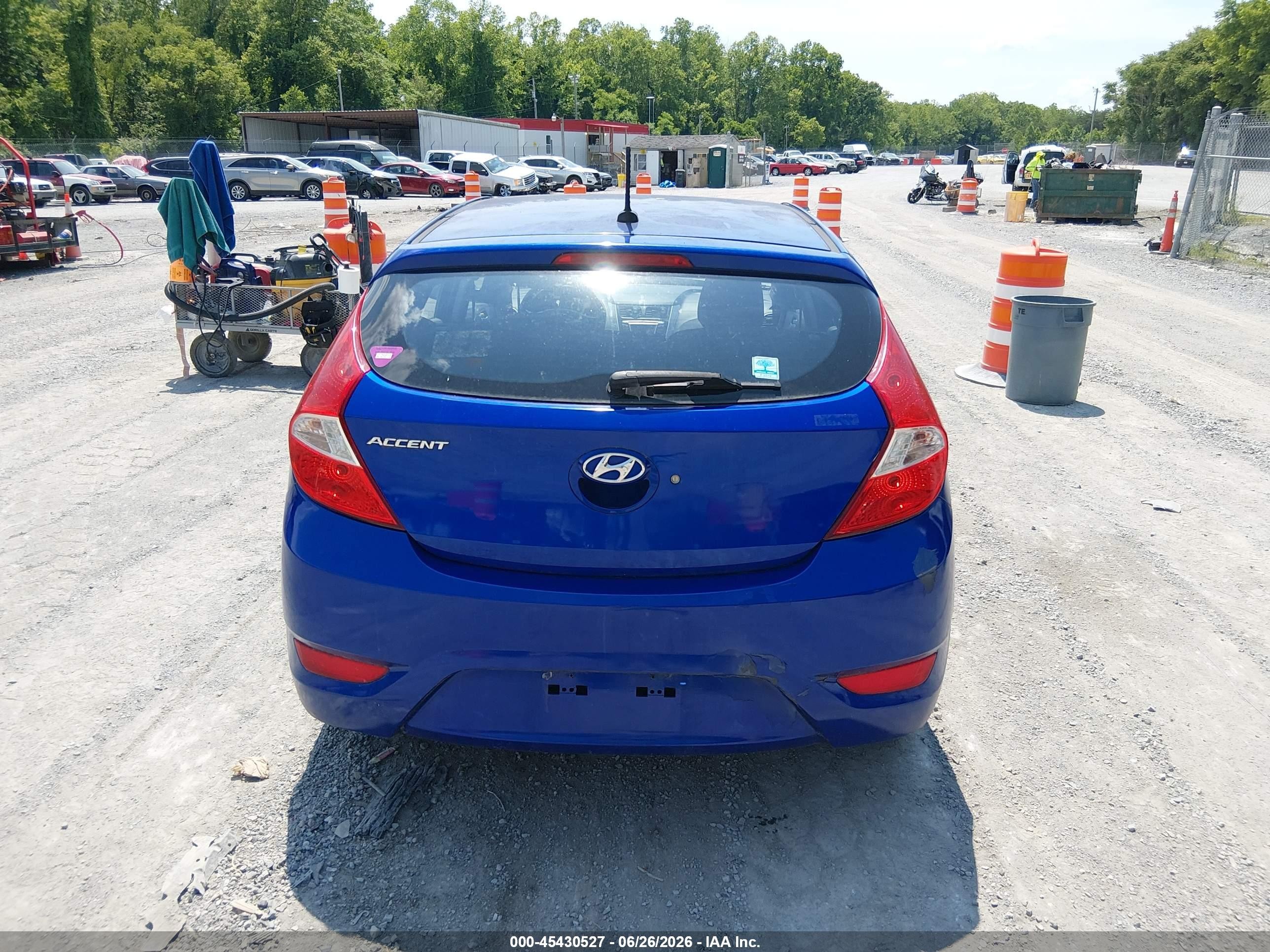 2013 Hyundai Accent Gs Blue vin: KMHCT5AE0DU135341