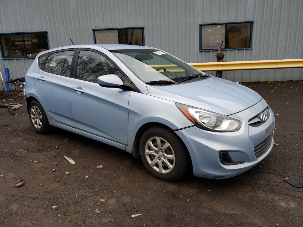 2014 Hyundai Accent Gls Blue vin: KMHCT5AE0EU168440