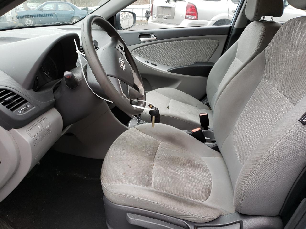 2014 Hyundai Accent Gls Blue vin: KMHCT5AE0EU168440