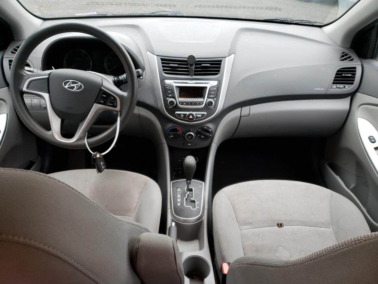 2014 Hyundai Accent Gls Blue vin: KMHCT5AE0EU168440