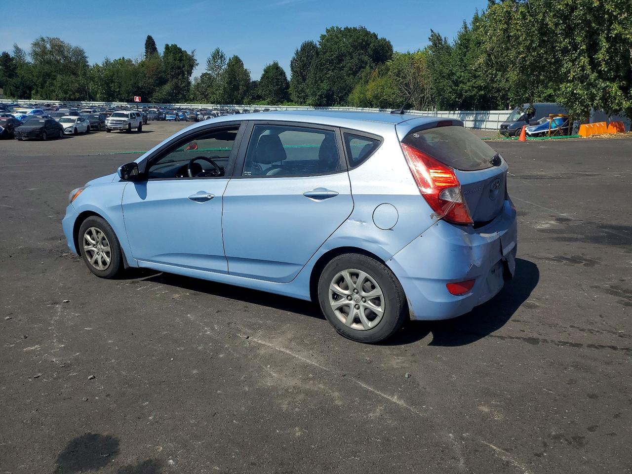 2014 Hyundai Accent Gs Blue vin: KMHCT5AE0EU168440