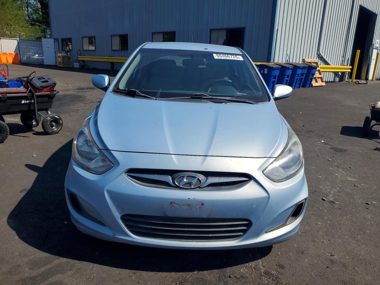 2014 Hyundai Accent Gs Blue vin: KMHCT5AE0EU168440