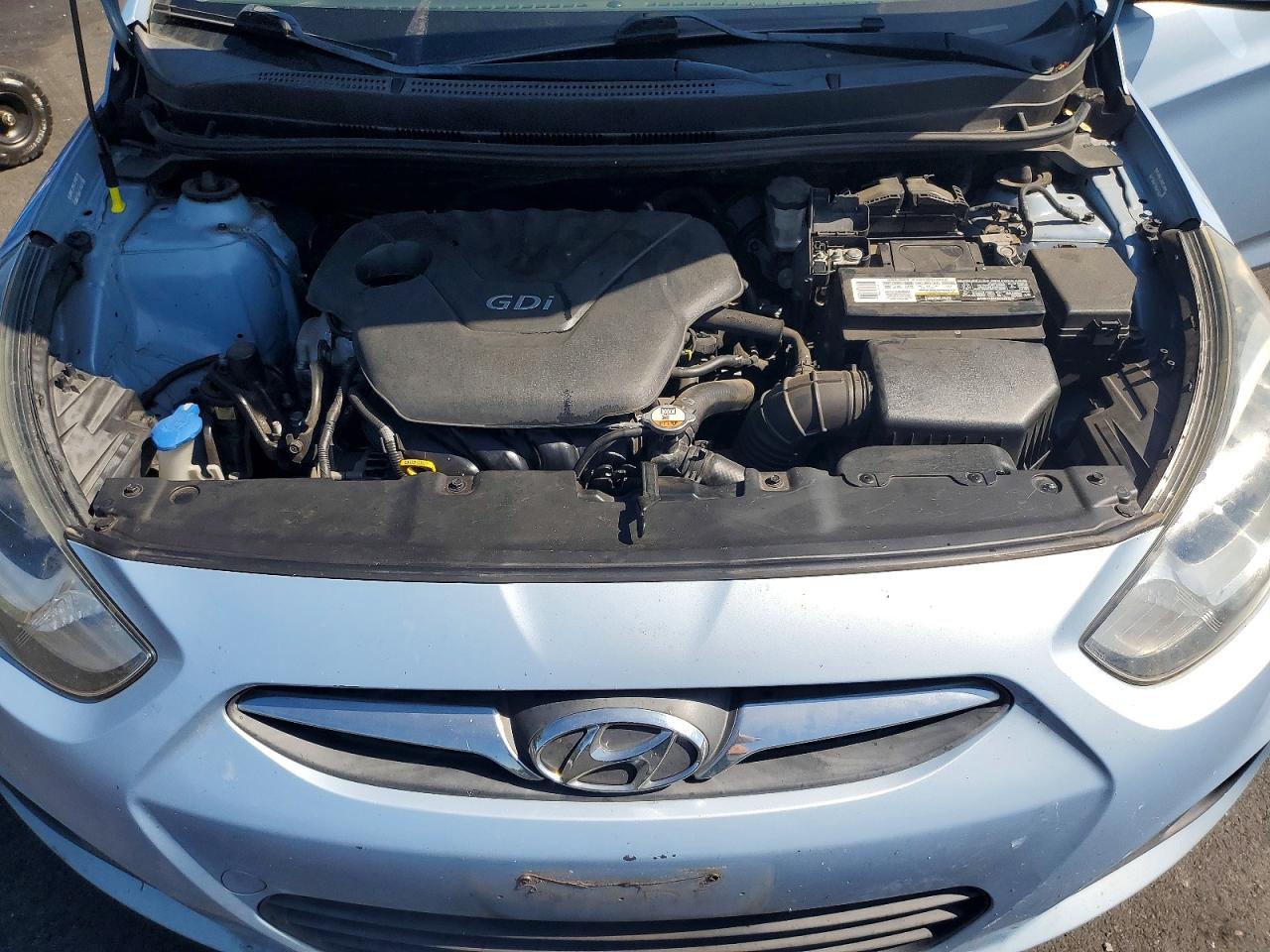 2014 Hyundai Accent Gs Blue vin: KMHCT5AE0EU168440
