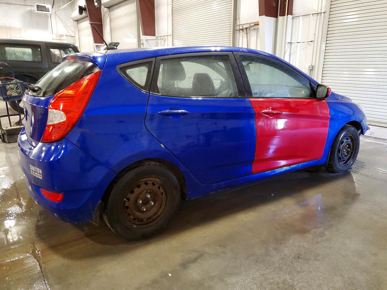 2014 Hyundai Accent Gs Blue vin: KMHCT5AE0EU168681