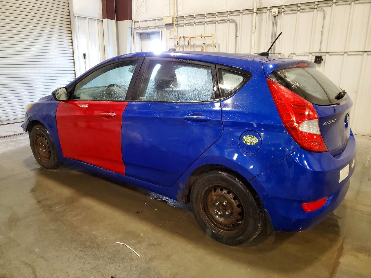 2014 Hyundai Accent Gs Blue vin: KMHCT5AE0EU168681