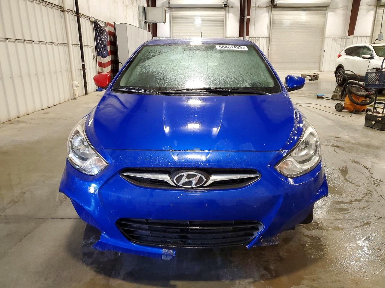 2014 Hyundai Accent Gs Blue vin: KMHCT5AE0EU168681