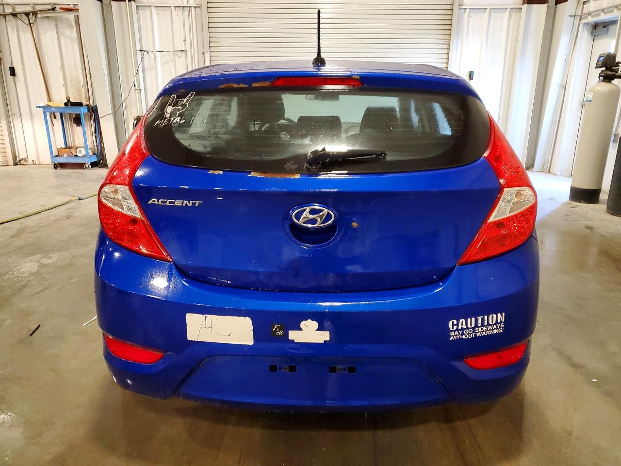 2014 Hyundai Accent Gs Blue vin: KMHCT5AE0EU168681