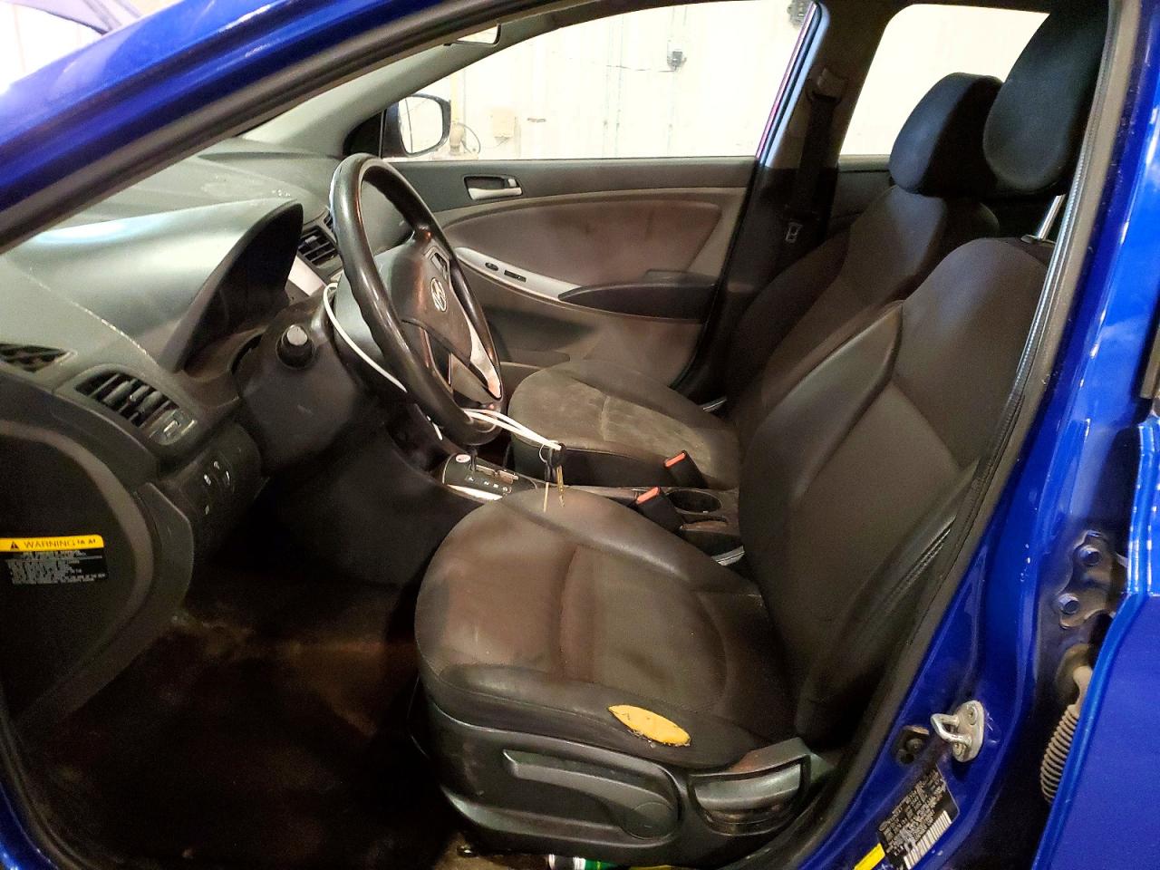 2014 Hyundai Accent Gs Blue vin: KMHCT5AE0EU168681