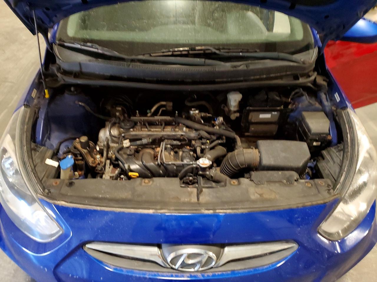2014 Hyundai Accent Gs Blue vin: KMHCT5AE0EU168681