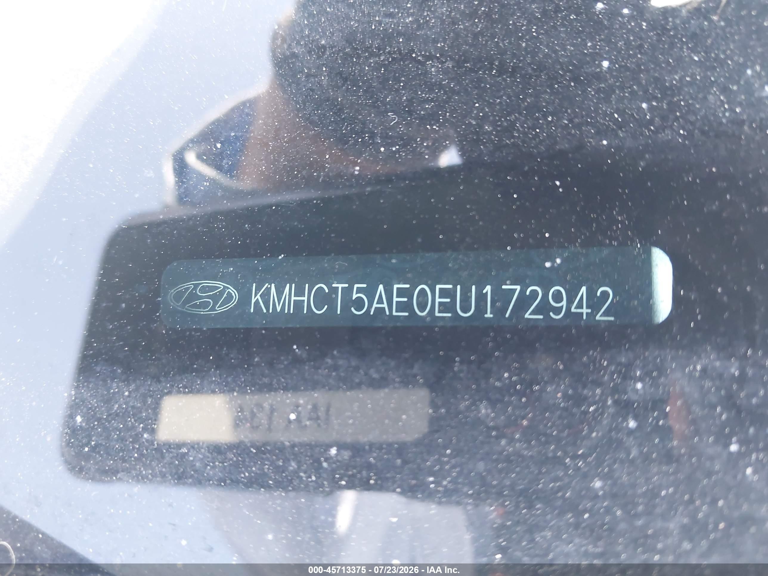 2014 Hyundai Accent Gs Silver vin: KMHCT5AE0EU172942