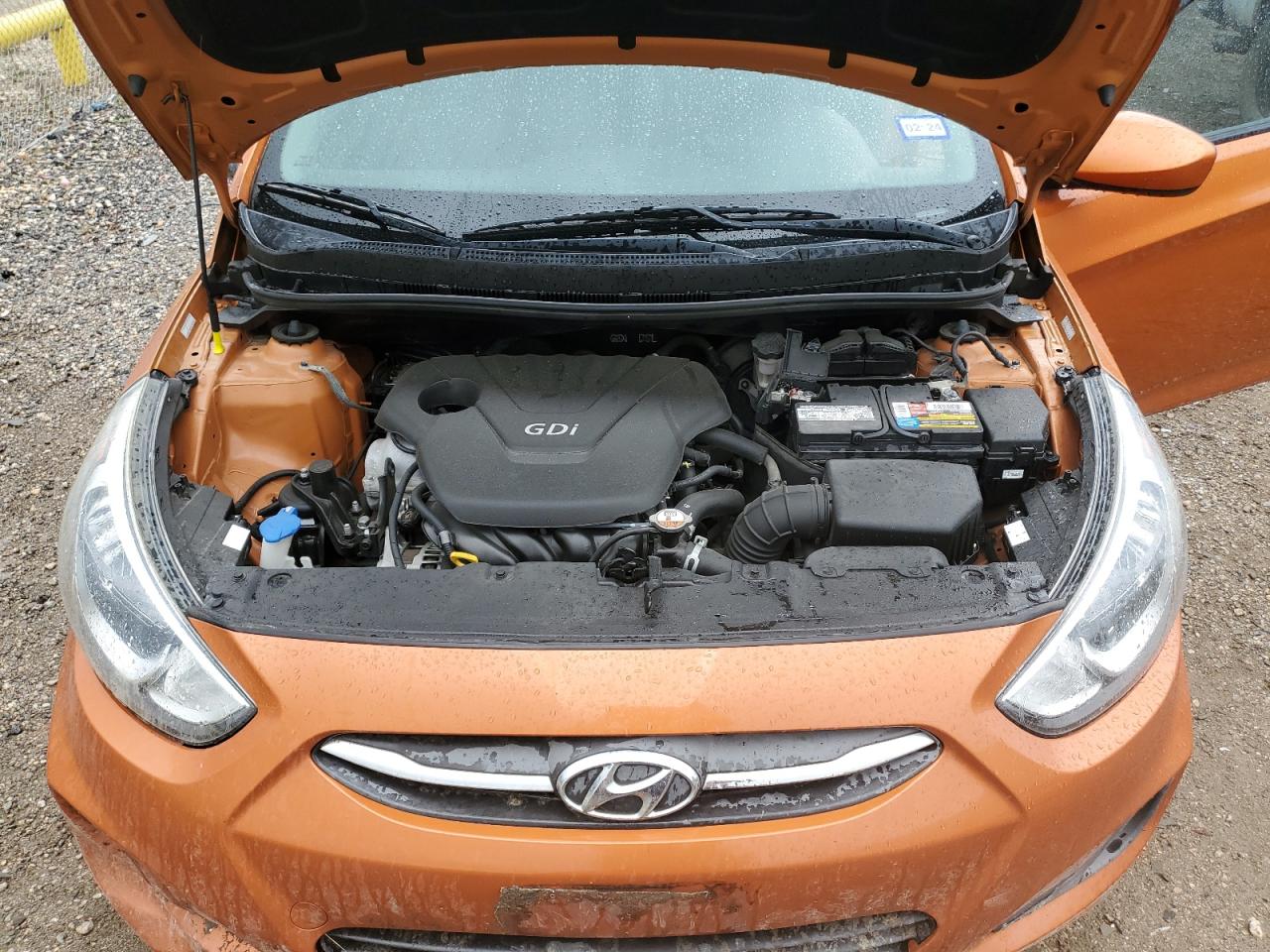 2017 Hyundai Accent Se Оранжевый vin: KMHCT5AE0HU305025