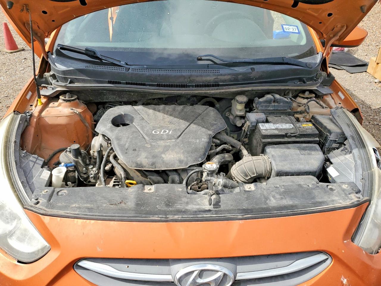 2017 Hyundai Accent Se Оранжевый vin: KMHCT5AE0HU305025