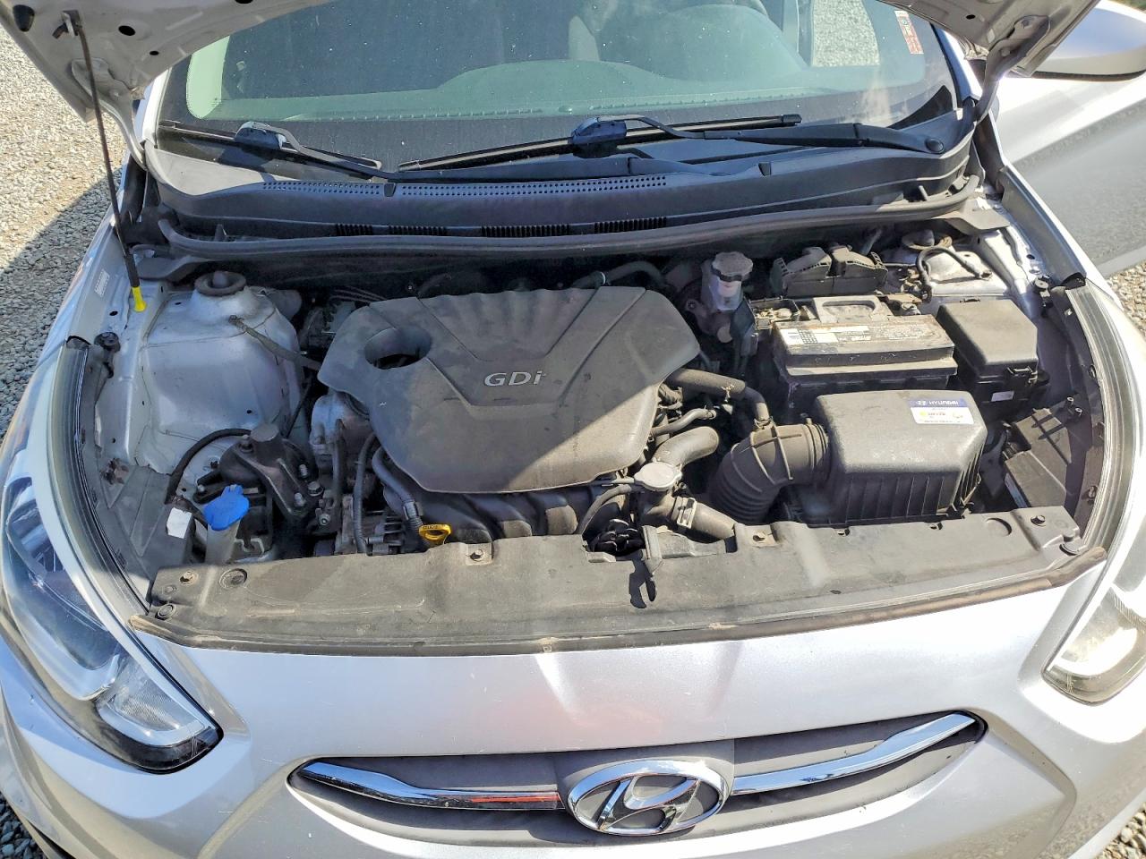 2017 Hyundai Accent Se Silver vin: KMHCT5AE0HU320172